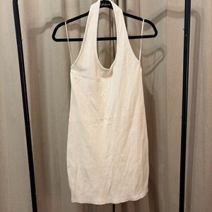 Cotton On Cream Backless Dress